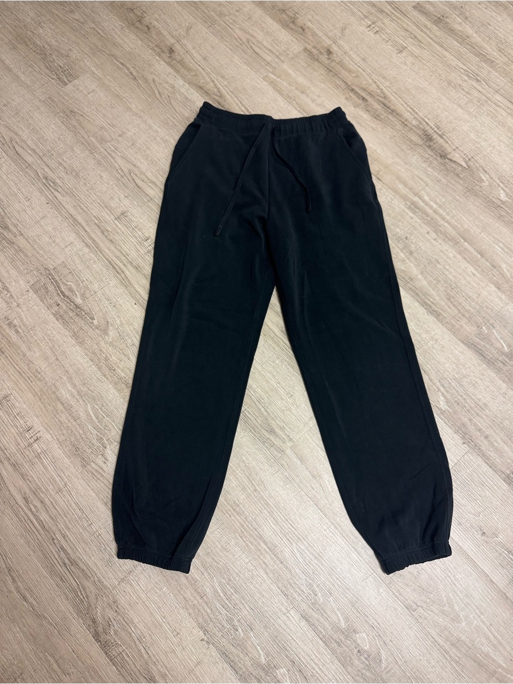 Women's Black Jogger Track Pants - Casual Pull-On Sweatpants